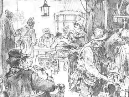 La taberna alrededor de 1670