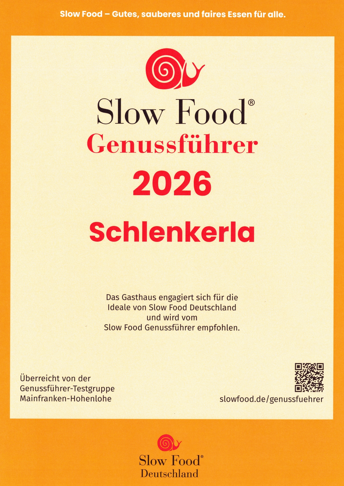 Slow Food Genussführer 2024