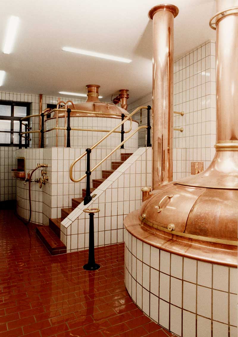 classic copper vessel brew house