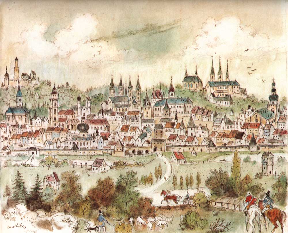 Bamberg zur Zeit der Gründung des Schlenkerla 