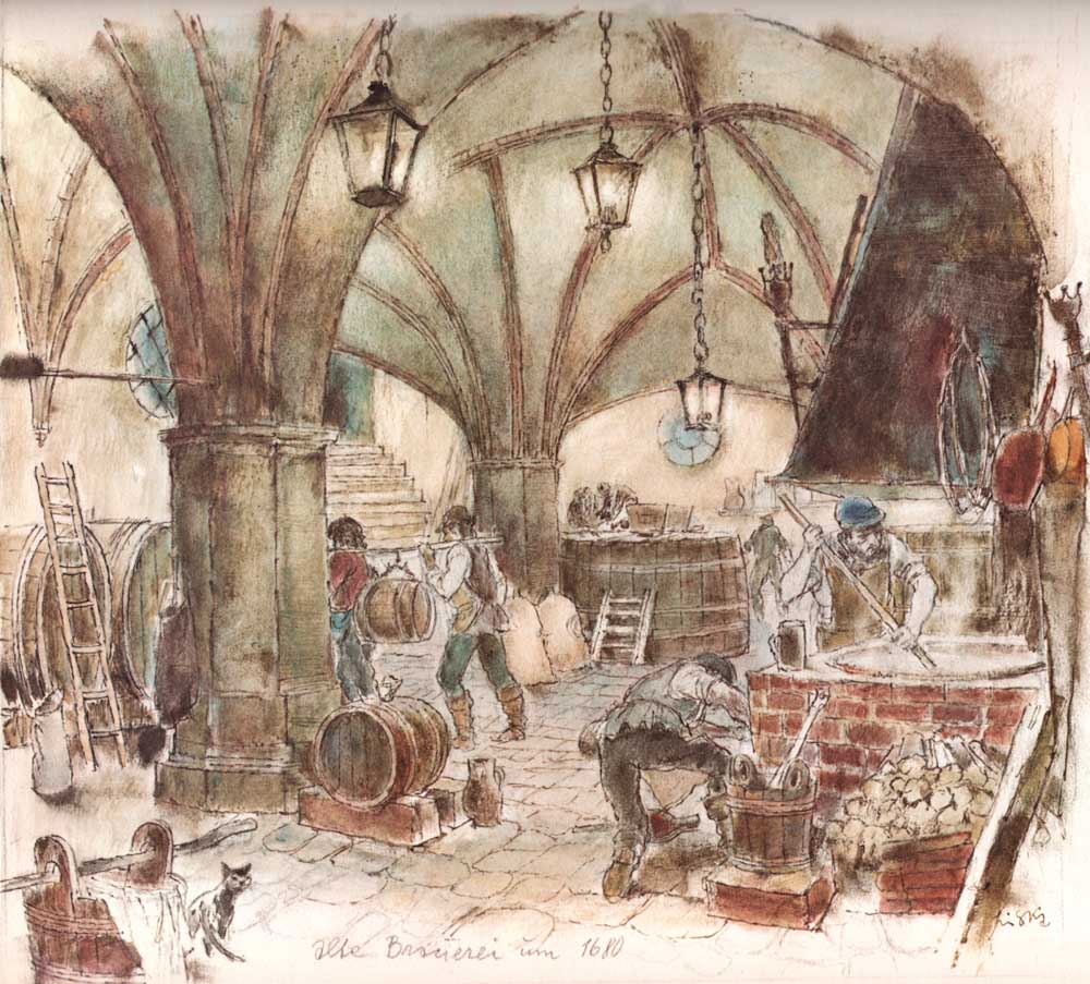 Brewery around 1680