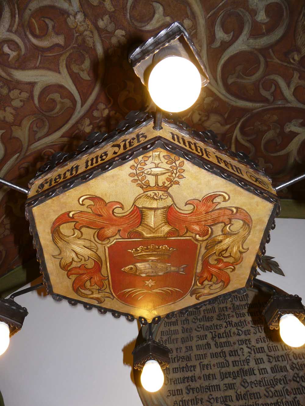 Lampe der Fischerzunft