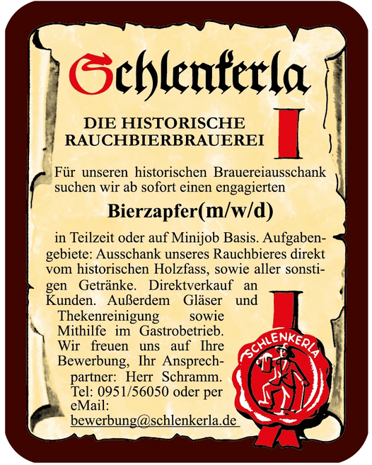 Bierzapfer Stelle offen