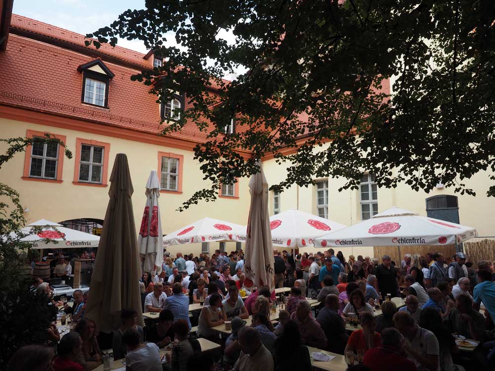 Schlenkerla Biergarten Sandkerwa